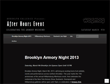 Tablet Screenshot of brooklynarmorynight.wordpress.com