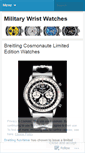 Mobile Screenshot of militarywristwatches.wordpress.com