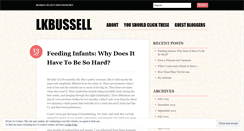 Desktop Screenshot of lkbussell.wordpress.com