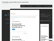 Tablet Screenshot of bcmscyberhawks.wordpress.com