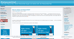 Desktop Screenshot of potenzmittel.wordpress.com