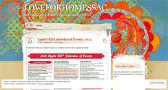 Desktop Screenshot of loveforhomessac.wordpress.com