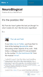 Mobile Screenshot of neuroblogical.wordpress.com