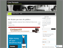 Tablet Screenshot of cinepensado.wordpress.com