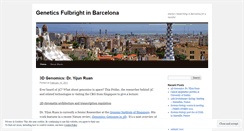 Desktop Screenshot of fulbrightgenetics.wordpress.com