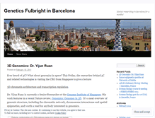 Tablet Screenshot of fulbrightgenetics.wordpress.com