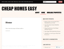 Tablet Screenshot of cheaphomeseasyazforeclosures.wordpress.com