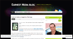 Desktop Screenshot of earnestmedia.wordpress.com