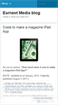 Mobile Screenshot of earnestmedia.wordpress.com