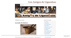 Desktop Screenshot of losamigosdeligasalsas.wordpress.com