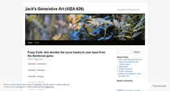 Desktop Screenshot of genartjack.wordpress.com