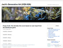 Tablet Screenshot of genartjack.wordpress.com