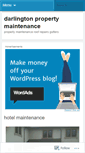 Mobile Screenshot of darlingtonpropertymaintenance.wordpress.com
