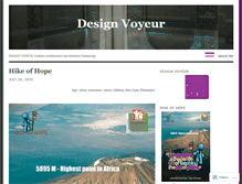 Tablet Screenshot of desvoyeur.wordpress.com