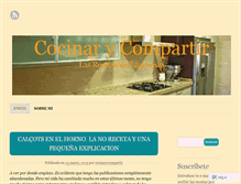 Tablet Screenshot of cocinarycompartir.wordpress.com