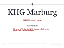 Tablet Screenshot of khgmarburg.wordpress.com