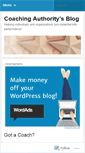 Mobile Screenshot of coachingauthority.wordpress.com