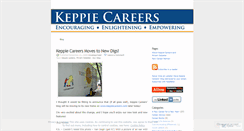 Desktop Screenshot of keppiecareers.wordpress.com