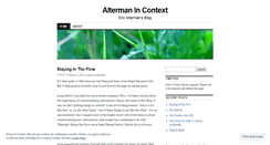 Desktop Screenshot of ericalterman.wordpress.com