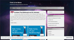 Desktop Screenshot of fromlatobarsa.wordpress.com