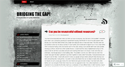 Desktop Screenshot of ibridgethegap.wordpress.com