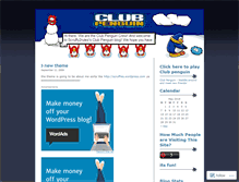 Tablet Screenshot of clubpenguinfansite1.wordpress.com