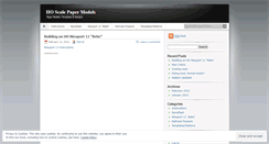 Desktop Screenshot of h0scale.wordpress.com