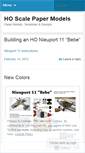 Mobile Screenshot of h0scale.wordpress.com