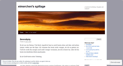 Desktop Screenshot of kleinereimer.wordpress.com