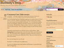 Tablet Screenshot of buchlady.wordpress.com