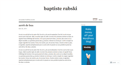 Desktop Screenshot of brabski.wordpress.com