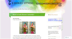 Desktop Screenshot of 3embodyfitness.wordpress.com