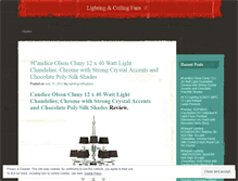 Tablet Screenshot of lightingceilingfans.wordpress.com