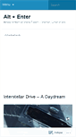 Mobile Screenshot of altplusenter.wordpress.com