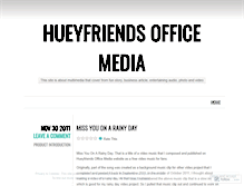 Tablet Screenshot of hueyfriends.wordpress.com