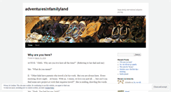 Desktop Screenshot of adventuresinfamilyland.wordpress.com