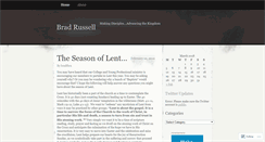 Desktop Screenshot of bradlrussell.wordpress.com