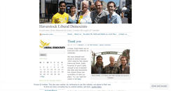 Desktop Screenshot of haverstocklibdems.wordpress.com