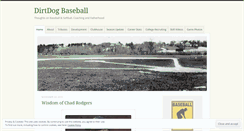 Desktop Screenshot of dirtdogbaseball.wordpress.com