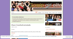 Desktop Screenshot of gossipgirlelite.wordpress.com