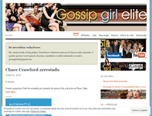 Tablet Screenshot of gossipgirlelite.wordpress.com