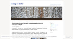 Desktop Screenshot of galtel.wordpress.com