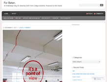 Tablet Screenshot of forbatan.wordpress.com