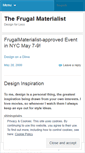 Mobile Screenshot of frugmat.wordpress.com