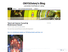 Tablet Screenshot of onygostory.wordpress.com