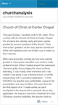 Mobile Screenshot of churchanalysis.wordpress.com