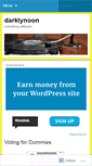 Mobile Screenshot of darklynoon.wordpress.com
