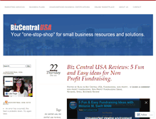 Tablet Screenshot of bizcentralusa.wordpress.com