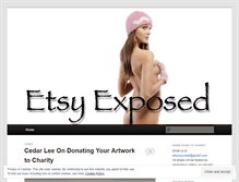 Tablet Screenshot of etsyexposed.wordpress.com