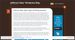 Desktop Screenshot of jeffersonrees.wordpress.com